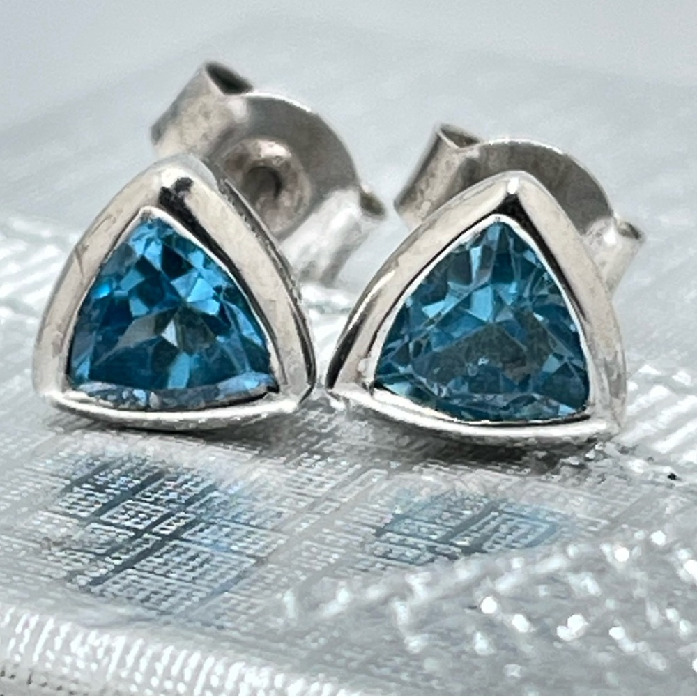Sterling & Topaz Earrings!
